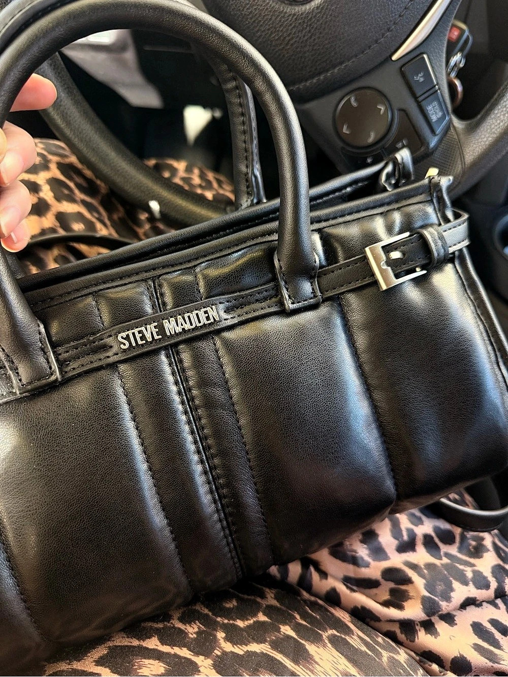 Steve Madden Black East West Handbag